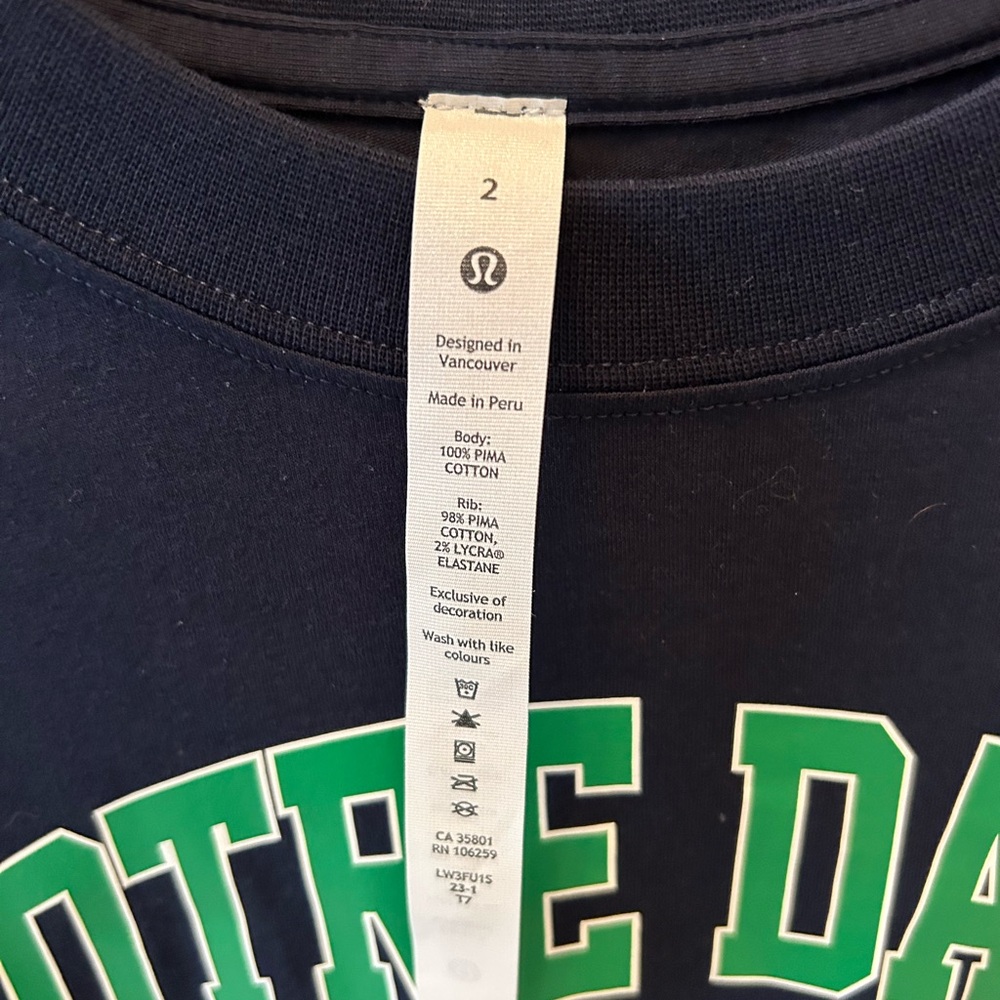 Notre Dame Navy Tee